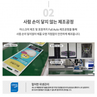 블루나 KF-94  어린이용 소형 마스크 최고급 국산 원단 사용 1BOX 30EA